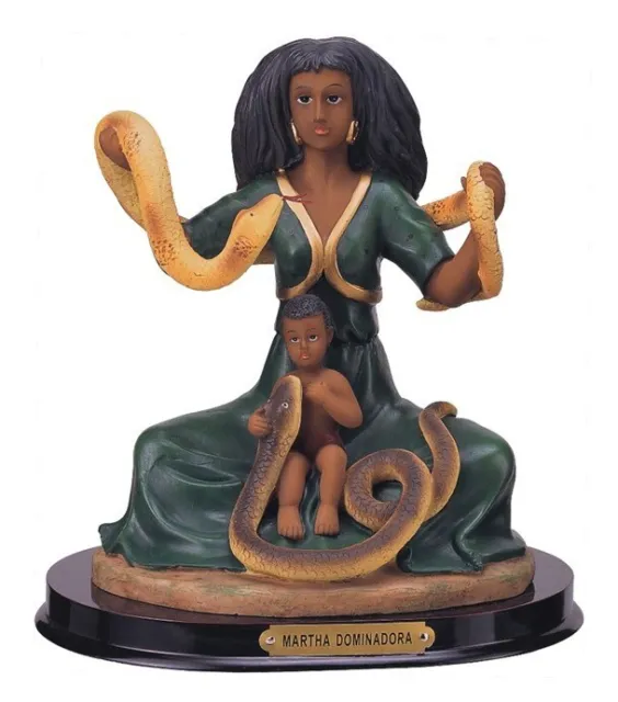 7.5" Inch Santa Marta Martha Dominadora Dominatrix Dominator imagen Snake Statue