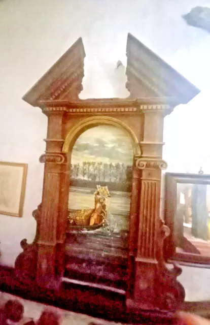 antike Altar Altarrahmen Schlösskirche Handgeschnitz Nibelungen