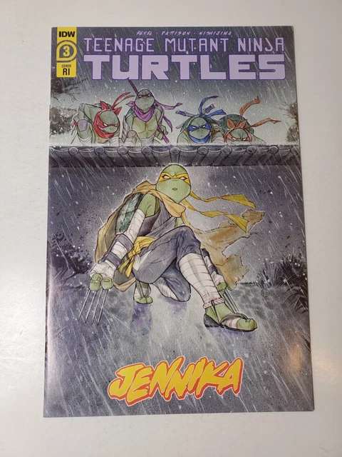 TMNT: JENNIKA #3 1:10 PEACH MOMOKO VARIANT IDW 2020 NM see pics