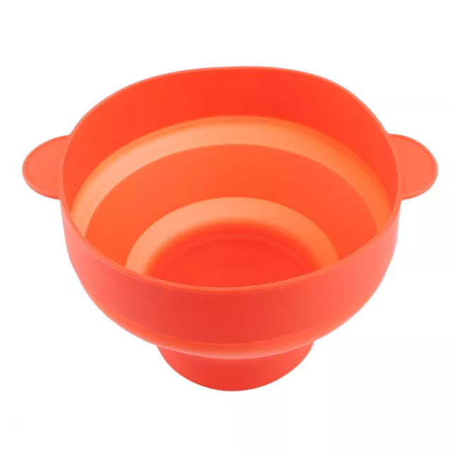 DIY Foldable Silicone Bowl Microwave Bowl Making Food For Popcorn W/Cover SD