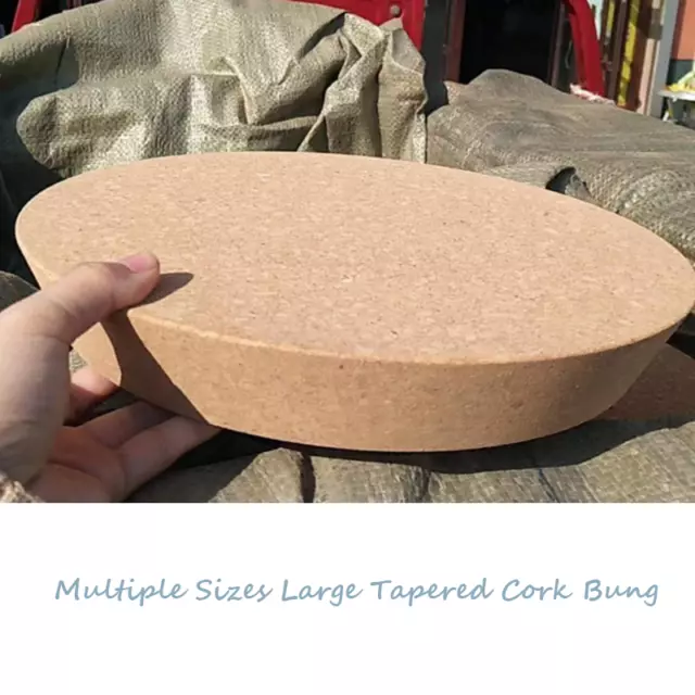 Large Tapered Cork Bung Stopper Bottle Glass Jar Lid Multiple Sizes 3