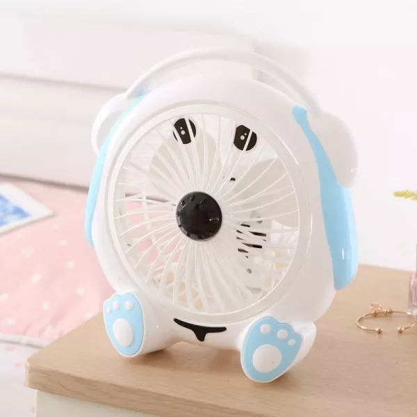 Ventilateur de Table 3 les Fans La Forme De Chien Cartoon Silencieux Coloré Hsb