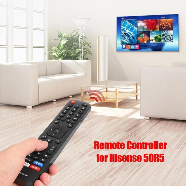 EN2CG27H TV Remote Control For Hisense LED TV 50R5 55R5 58R5 65R5 50R6 Models (Batteries NOT Included)
