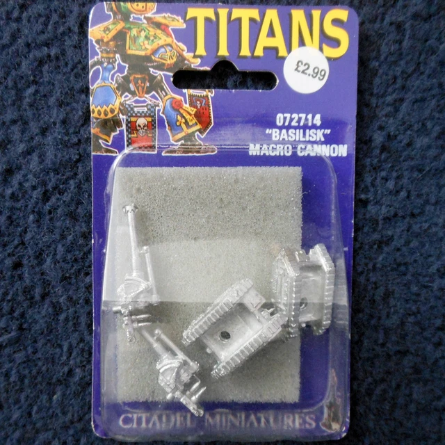 1990 Epic Imperial Guard Basilisk Self Propelled Gun Citadel 6mm 40K Army MIB GW