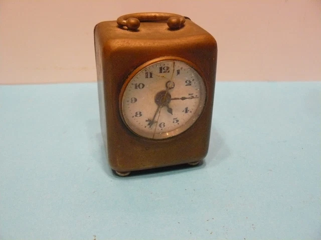 Ancien Mini Moulinet De Pêche En Laiton – Objet De Collection / Métier
