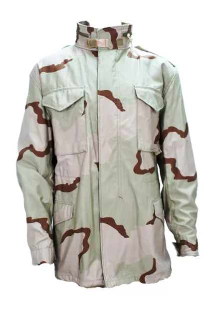 GI M65 Field Jacket Tri-Color Desert Camo Genuine US Military Issue