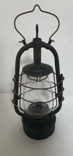 Ancienne Jolie Lampe A Pétrole Tempête Val D'or Vintage Déco Garanti France