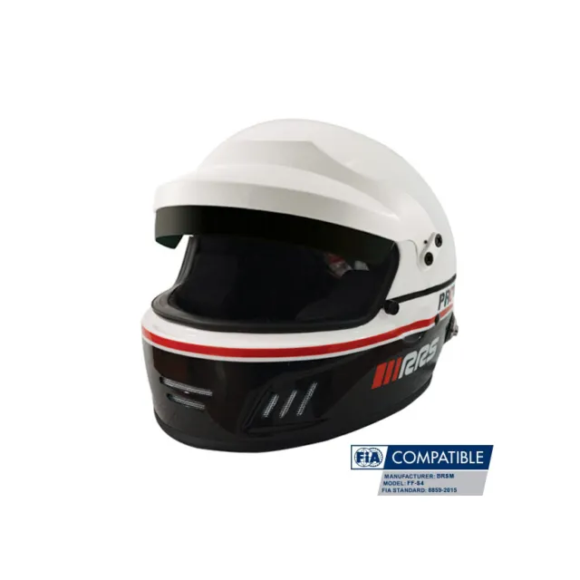 RRS Protect Full Face Rallyehelm FIA 8859-2015 SNELL SA2020 ca. Schwarz Large