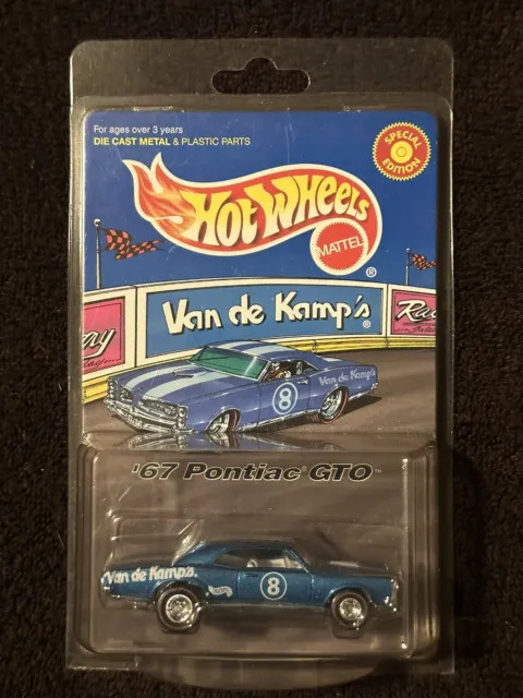 Hotwheels Van De Kamps 67 1998 Pontiac GTO neumáticos Mail In Redline