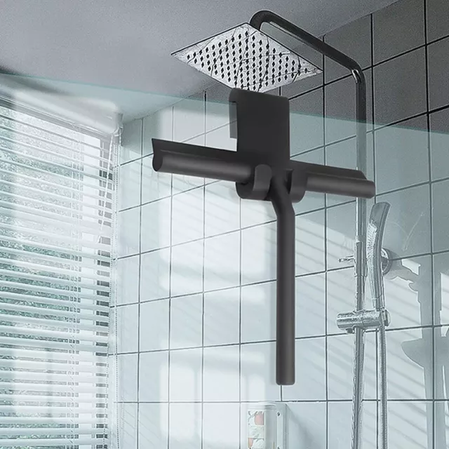 Limpiador de bolígrafo de ducha para puerta de vidrio raspador de pared de ducha con contenido de silicona-EL