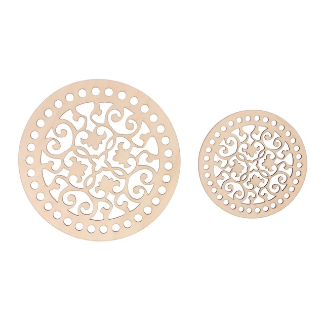30 pz dischi da taglio rotondi cavi in legno 10 cm per ornamenti artigianali fai da te e