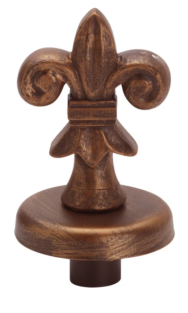 Boutique Cobblestone Fleur De Lis Finial for Dressmaker Forms