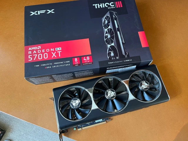 AMD Radeon RX 5700 XT 8GB - XFX THICC III Ultra - Boîte d'origine - Accessoires informatique