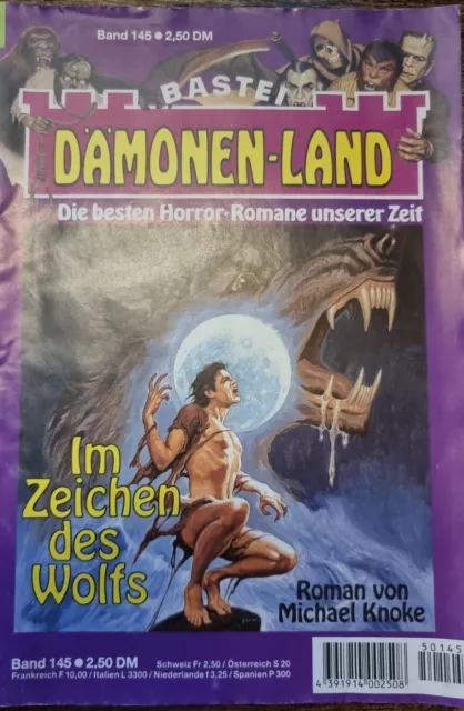 Dämonen-Land Band 145 : Im Zeichen des Wolfs von Michael Knoke(1995) Neuer Roman