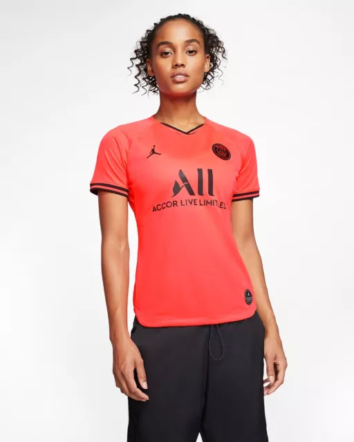 Nike Jordan PSG Paris Saint-Germain 2019/20 Away Women's Football Shirt New XS