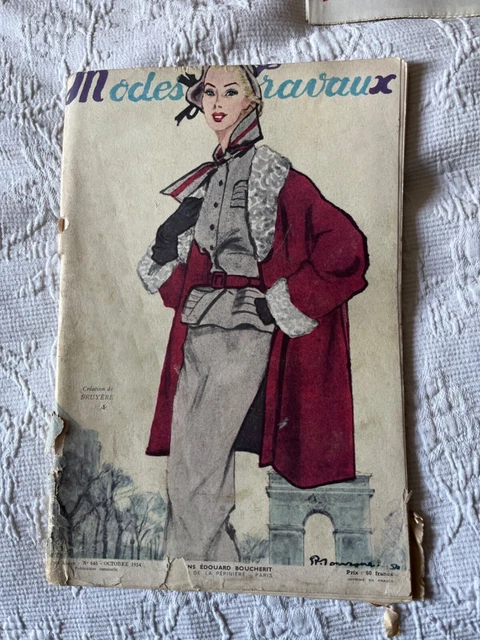 Magazine Modes & Travaux Octobre 1950 - Édition Originale - Très Bon état - Collecteur