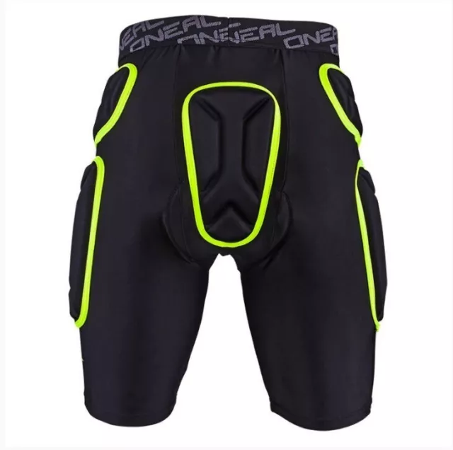 Oneal Trail Lime/Black Padded Shorts [Size: L] 2