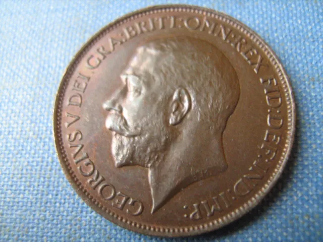 1911 HALFPENNY (Unc) FROM A GOOD G.5th COLLECTION  BROKEN UP FOR SALE. FREE POST