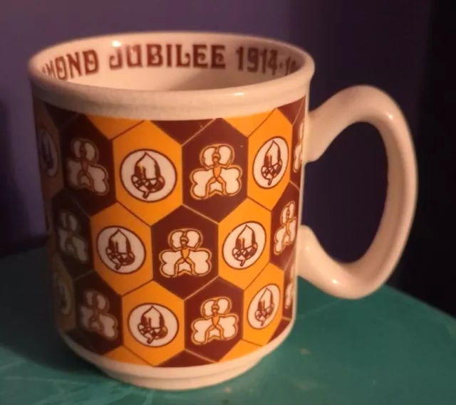 Brownie Guide Diamond Jubilee 1914 - 1974 Mug