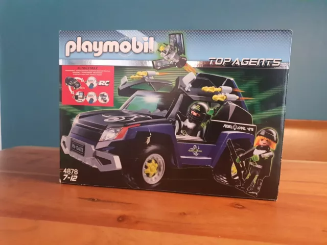 Playmobil 4878 Robo-Gangster SUV Top Agents Polizei Verbrecher NEU OVP SELTEN