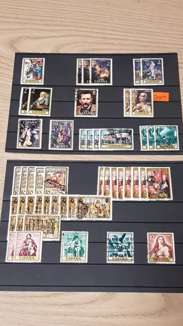 Konvolut / Lot 5 - alte Briefmarken aus Spanien - Espagna Correos