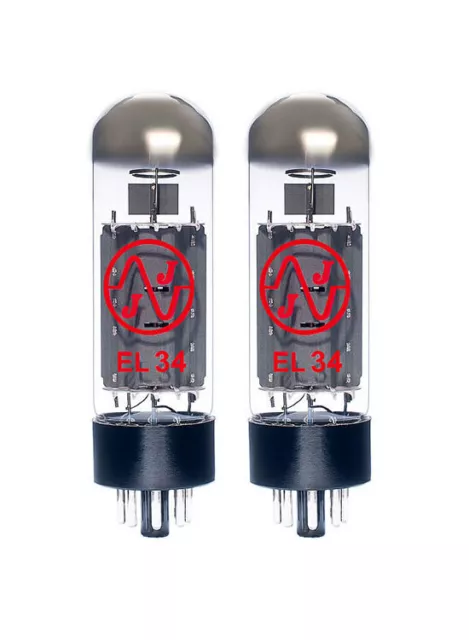 JJ Electronic EL34 Power Tubes (Matched Pair)