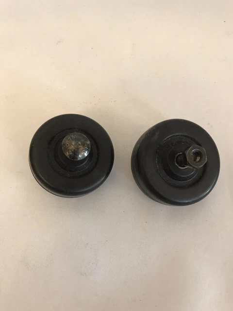 NordicTrack Pro Skier Replacement Parts: 2 rear wheels with axle bolts