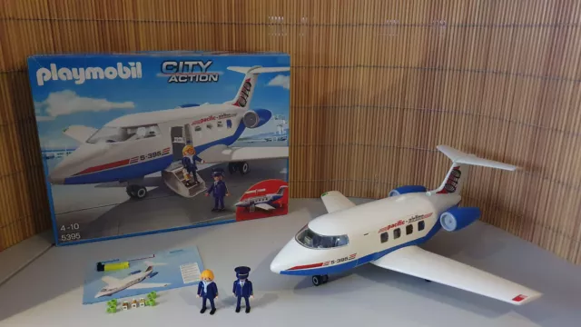 PLAYMOBIL 5395 Avi n de pasajeros City Action jet completo en