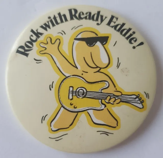 Button Badge: Ready Brek - Rock With Ready Eddie!