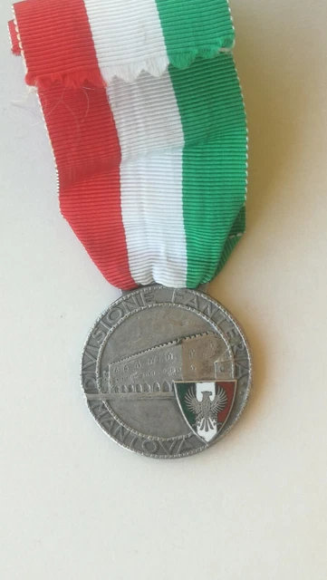 MEDAGLIA DIVISIONE FANTERIA Mantova Johnson reggimentale guerra