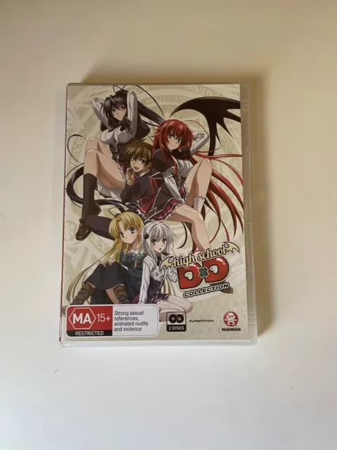 High School DxD: The Series (Blu-ray/DVD, 2013, 4-Disc Set) for