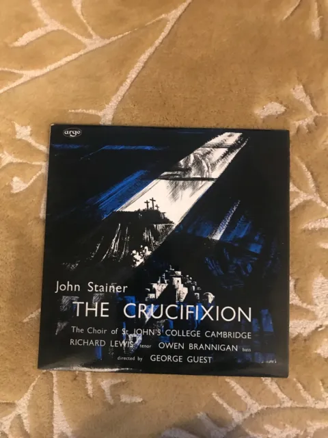 John Stainer - The Crucifixion - 12" Vinyl LP Argo RG 320 Free UK Postage