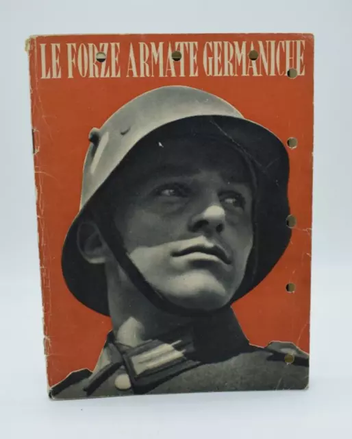 Depliant di propaganda del fascismo Italia Le forze armate germaniche 1941 unico