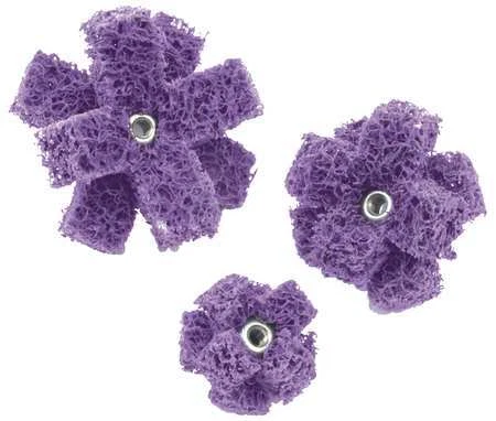 Scotch-Brite 7000121121 Buffing Cross Pad,Med,2X2x1/2 In