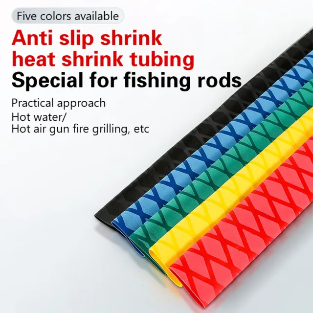 Heat Shrink Tubing Fishing Rod With Entangled Handle And Fishing Equipment