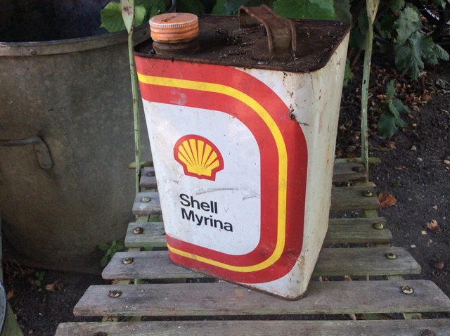 Bidon D'huile Ancien Shell Bidon D'huile Ancien Shell - 2,5 Litres ...