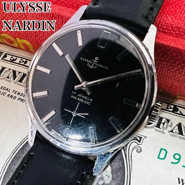 Ulysse Nardin vintage watch 17 jewels incabloc manual movement 35 mm