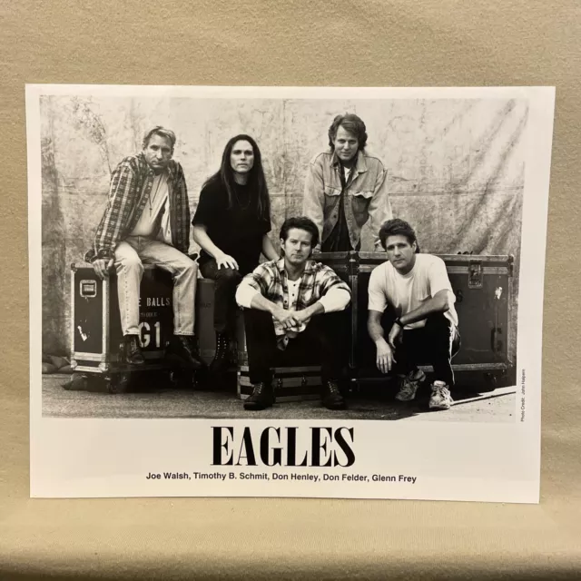 8x10 THE EAGLES Original Band Headshot Photo By JOHN HALPERN Henley Walsh Frey