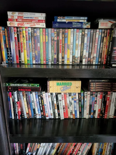 Large DVD & VHS Movie Lot - Comedy, Action, Drama - From Personal Collection