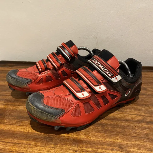Specialized MTB Body Geometry Red Cycling Shoes Size UK12/EU47/US13