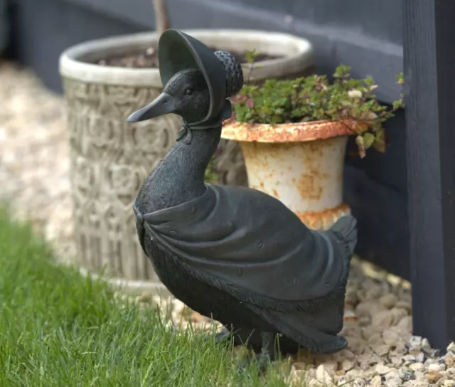 Jemima Puddle Duck Resin Statue | Home Garden Ornament Madame Life Size Decor