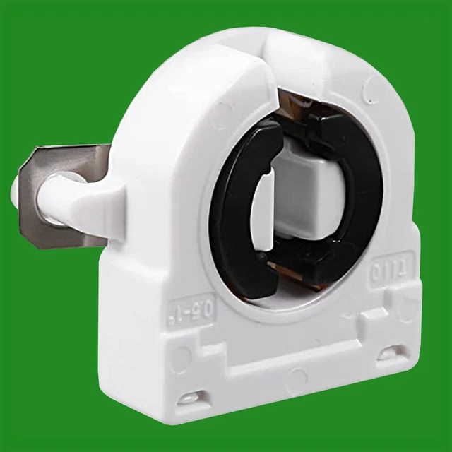 Support Pour Tube Fluorescent T8 - 8 Pièces - Prise G13 Non Shuntée - 500V - Montage Facile