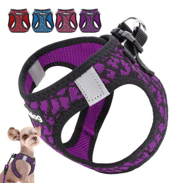 Soft Breathable Mesh Small Dog Vest Harness for Puppy Cat Pet Chihuahua Yorkie