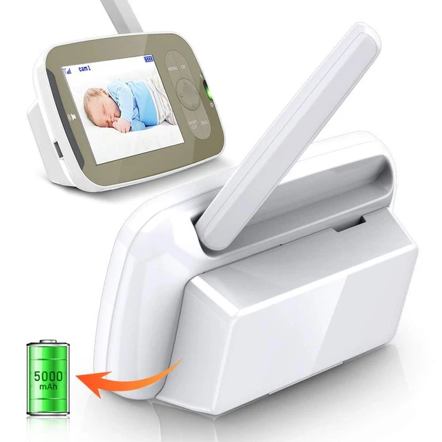 Soporte de montaje de batería de 5000 mAh para monitor Infant Optics DXR-8