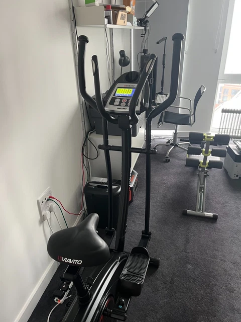 VIAVITO SFIT P 15017 SINA Elliptical Cross Trainer Black 150.00 PicClick UK