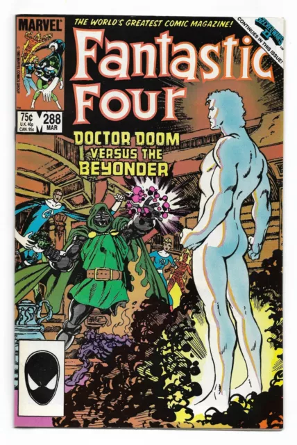 Fantastic Four #288 (Vol 1) : NM 9.4 : "Full Circle" : Secret Wars II : Dr Doom