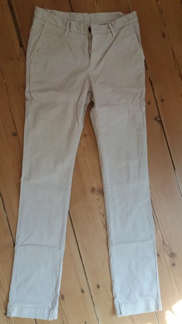 Pantalon Chino ZARA En Lin Rose Pâle – Taille 38/40 – Occasion Très Bon état