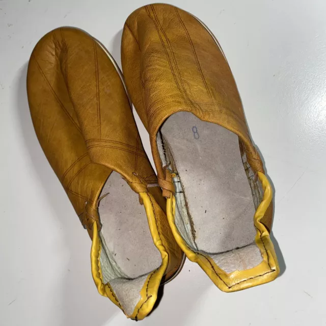 Moroccan Babouche Slippers (PLEASE READ DESCRIPTION BEFORE BUYING) 2