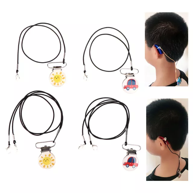 Clip apparecchio acustico per bambini morsetto supporto corda protezione caduta perdita custodia Sb