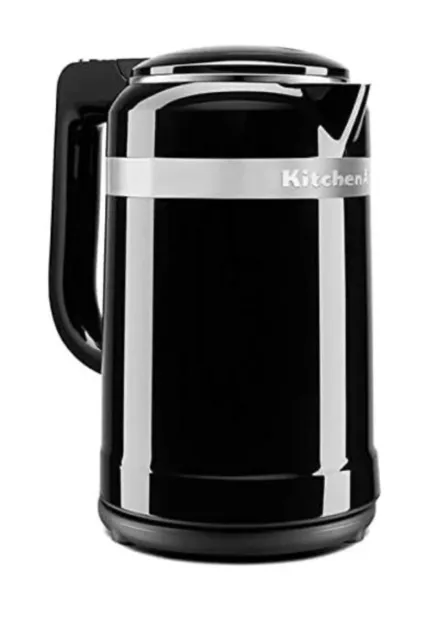 KitchenAid Design Onyx schwarz 1,5 l Krug Wasserkocher brandneu in Verpackung